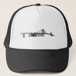 Williamsburg Bridge: 3D Model: Trucker Hat