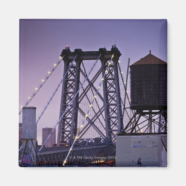 Williamsburg Bridge Magnet (Front)