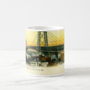 Williamsburg Bridge, New York City, 1905 Vintage Coffee Mug