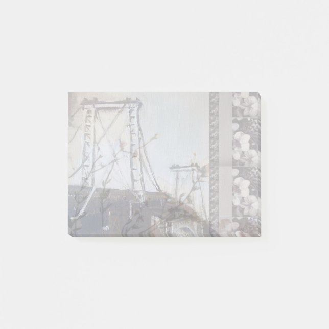 Williamsburg Bridge Tungfa Orchids Sticky Notes (Front)