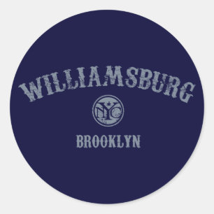 Williamsburg Classic Round Sticker