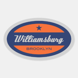 Williamsburg Oval Sticker