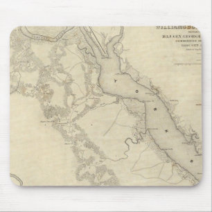Williamsburg to the White House Mouse Mat