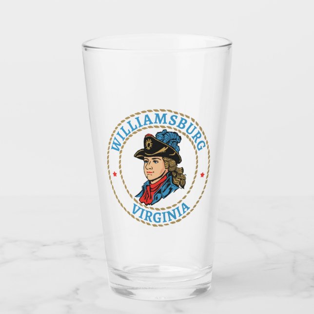 Williamsburg Virginia Colonial Glass (Front)