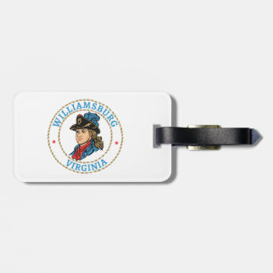 Williamsburg Virginia Colonial Luggage Tag
