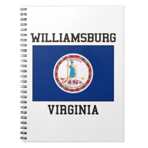 Williamsburg Virginia Notebook