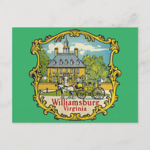 Williamsburg Virginia - Postcard
