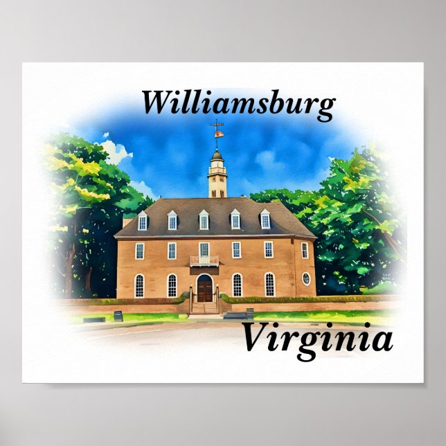 Williamsburg, Virginia Poster (Front)