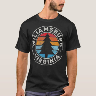 Williamsburg Virginia VA Vintage Graphic Retro 70s T-Shirt