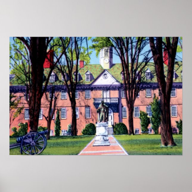 Williamsburg Virginia William and Mary College Poster (Front)