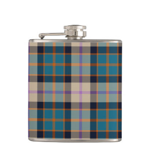 Williamson Ancient Tartan Plaid Hip Flask