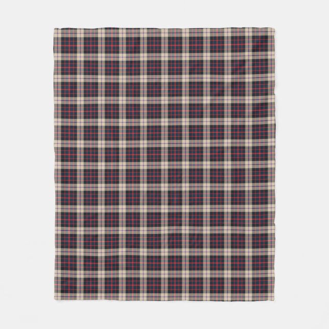Williamson Modern Tartan Fleece Blanket, 50"x60" (Front)
