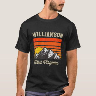 Williamson West Virginia Retro City State USA T-Shirt