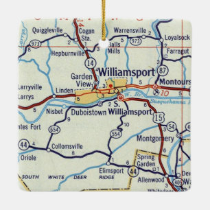 Williamsport PA Ceramic Ornament