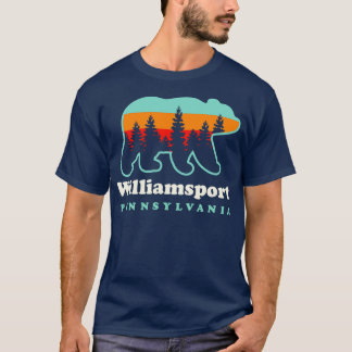 Williamsport Pennsylvania Hiking Camping Bear T-Shirt