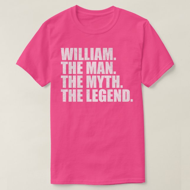 WilliamWilliam Name William given name T-Shirt (Design Front)