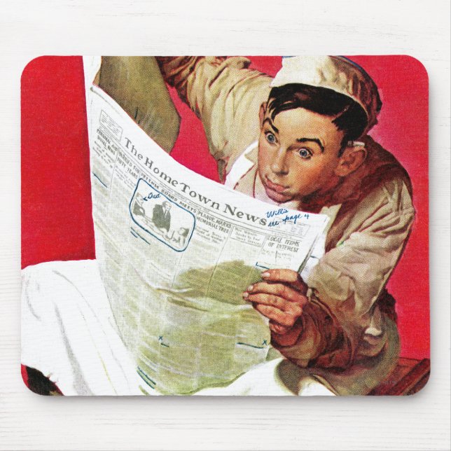 Willie Gillis on K.P Mouse Mat (Front)