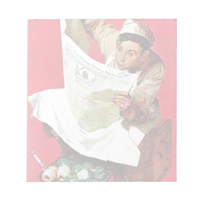 Willie Gillis on K.P Notepad (Front)