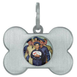 Willie Gillis' Package from Home Pet Name Tag