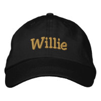 Willie Personalised Baseball Cap / Hat
