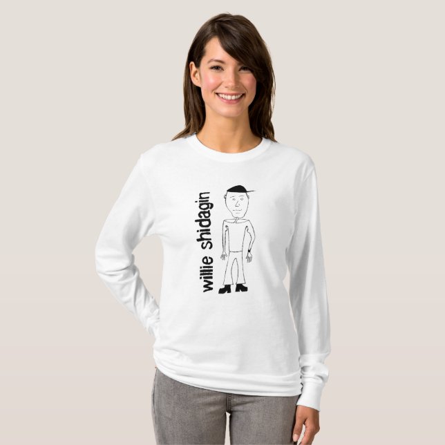 Willie Shidagin Long Sleeve T-Shirt (Front Full)