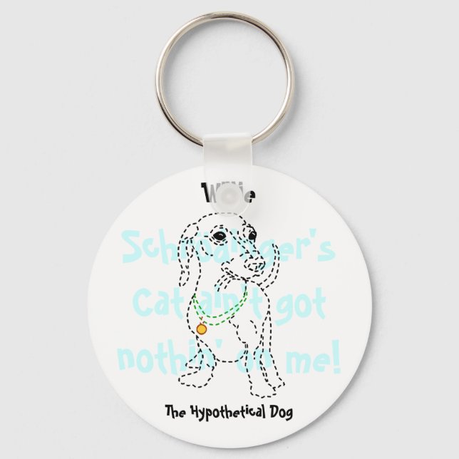 Willie the Hypothetical Dog Keychain (Front)