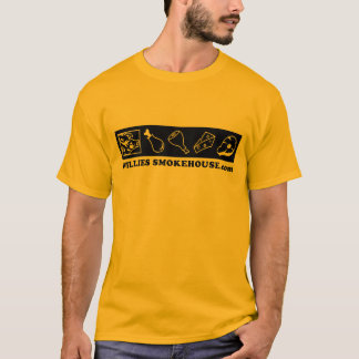 WILLIES FOOD GROUPS BLACK (LARGE) T-Shirt
