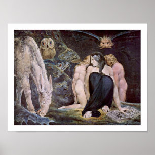 Willim Blake - Hecate; Night of Enitharmon's Joy Poster