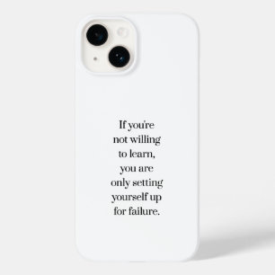 Willing To Learn iPhone Case