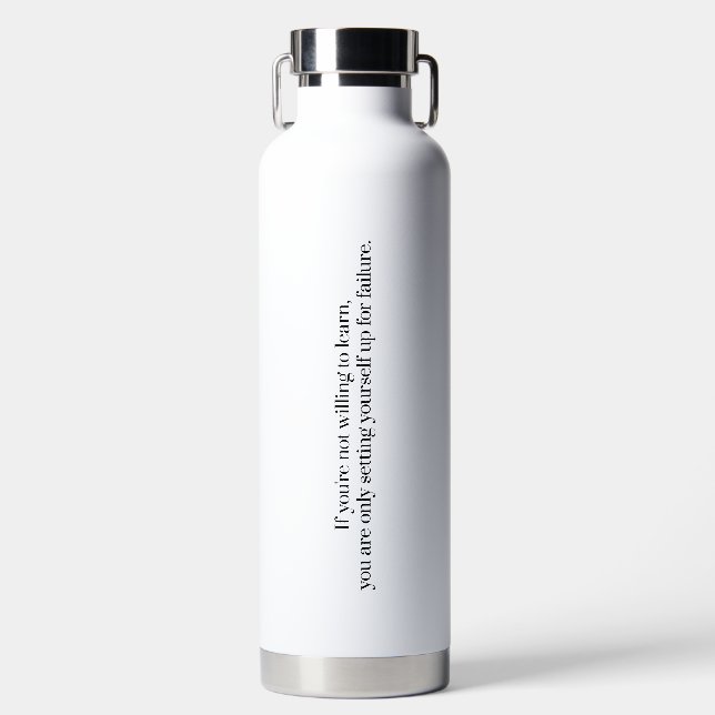 Willing To Learn Vacuum Insulated Bottle (Front)