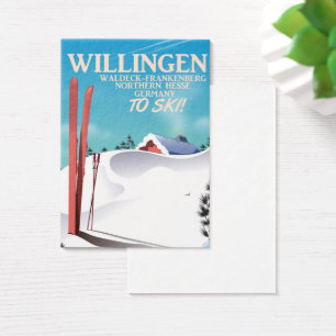 Willingen Ski travel poster.