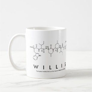 Willis peptide name mug