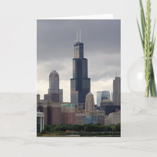 Willis Tower - Chicago, Illinois Greeting Card (Front)