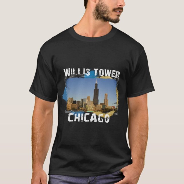 Willis Tower Chicago T-shirt design (Front)