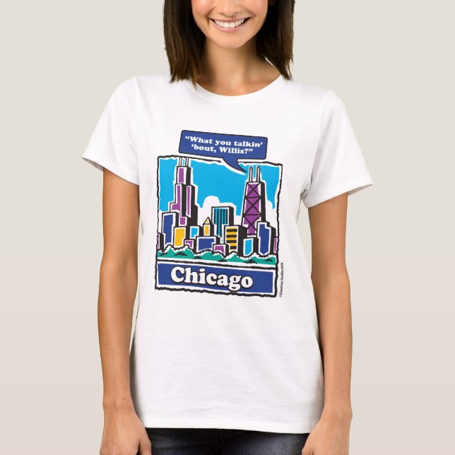 Willis Tower ears T-Shirt (Front)