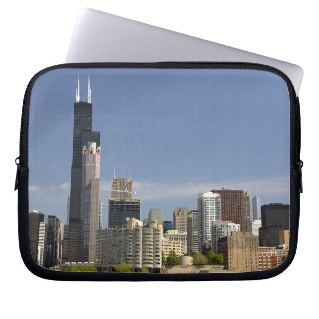 Willis Tower formerly known as the Sears Tower Laptop Sleeve (Front)