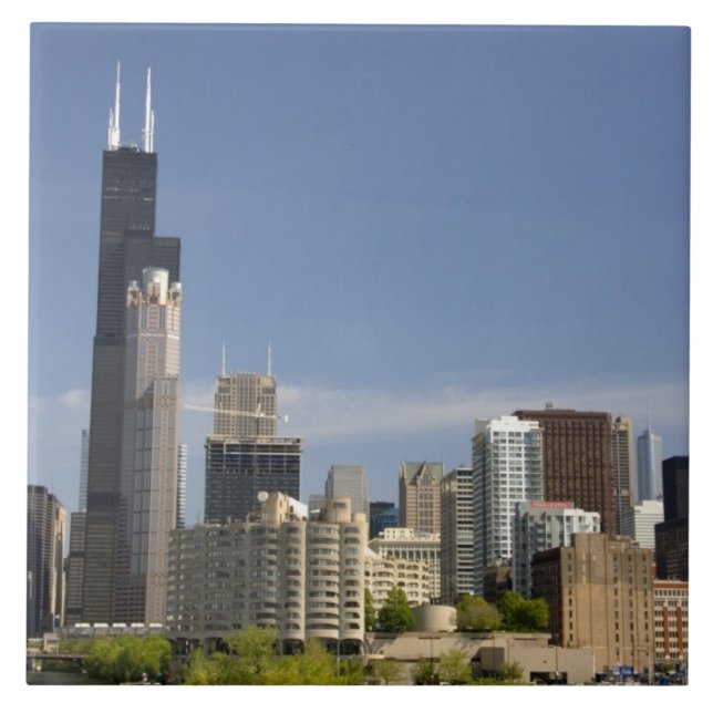 Willis Tower formerly known as the Sears Tower Tile (Front)