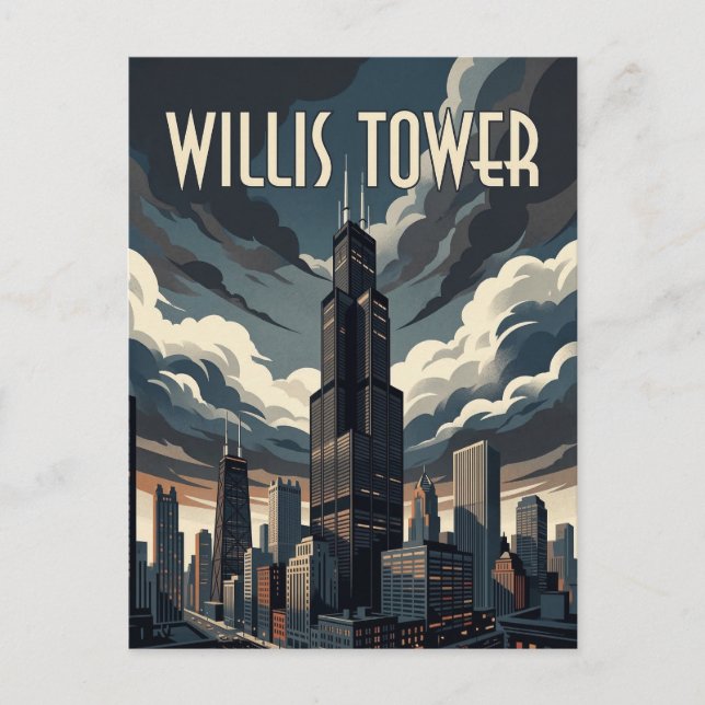 Willis Tower Postcard (Front)