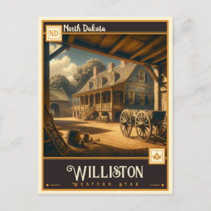 Williston, North Dakota   Vintage Postcard