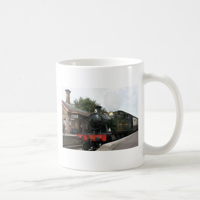 Williton station, West Somerset Railway, UK Coffee Mug (Right)