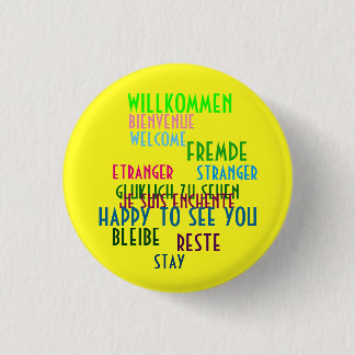 Willkommen cabaret lyrics 3 cm round badge