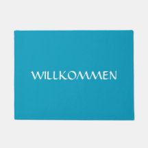 WILLKOMMEN German Welcome Mat