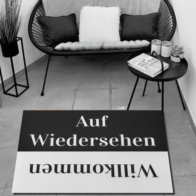 Willkommen  - greetings in  German Doormat (Creator Uploaded)