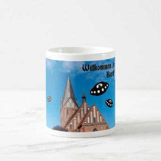 Willkommen in Barth.   Extra-terrestial visitors a Coffee Mug