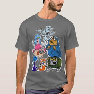 Willohe Wisp 980s Retro Cartoon British V Nostalgi T-Shirt