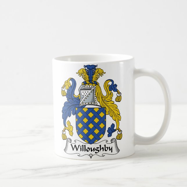 Willoughby Family Crest Coffee Mug (Right)