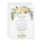 Willow and Floral Formal Wedding Invitation