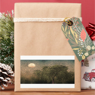 Willow at Sunset Rectangular Sticker