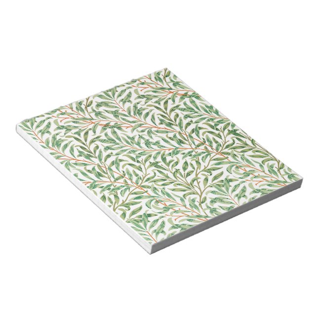 Willow Bough by William Morris Notepad (Angled)