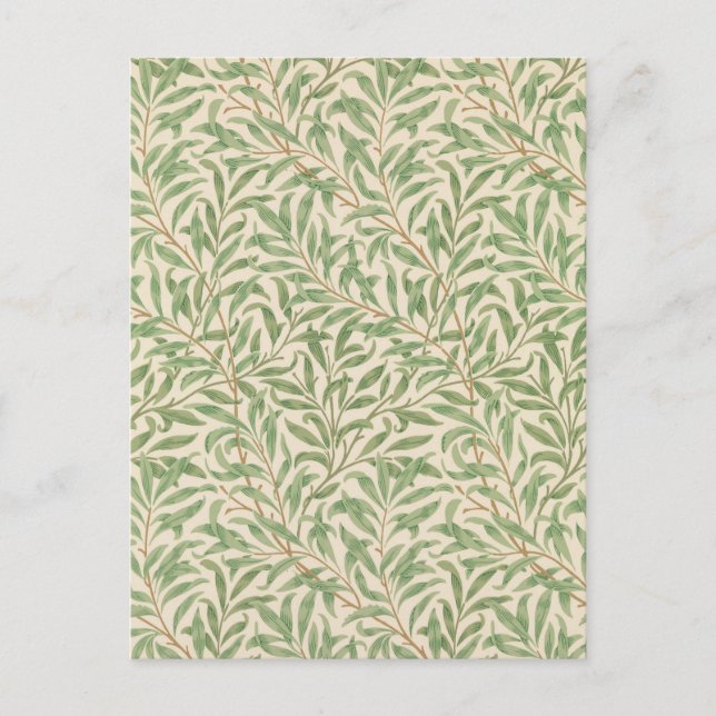 Willow Bough (by William Morris) Postcard (Front)